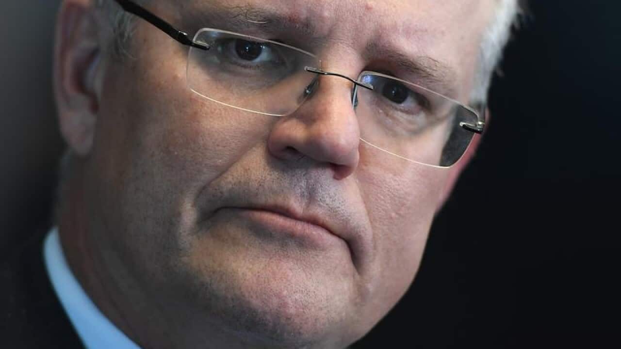 A file image of Australian Federal Treasurer Scott Morrison.