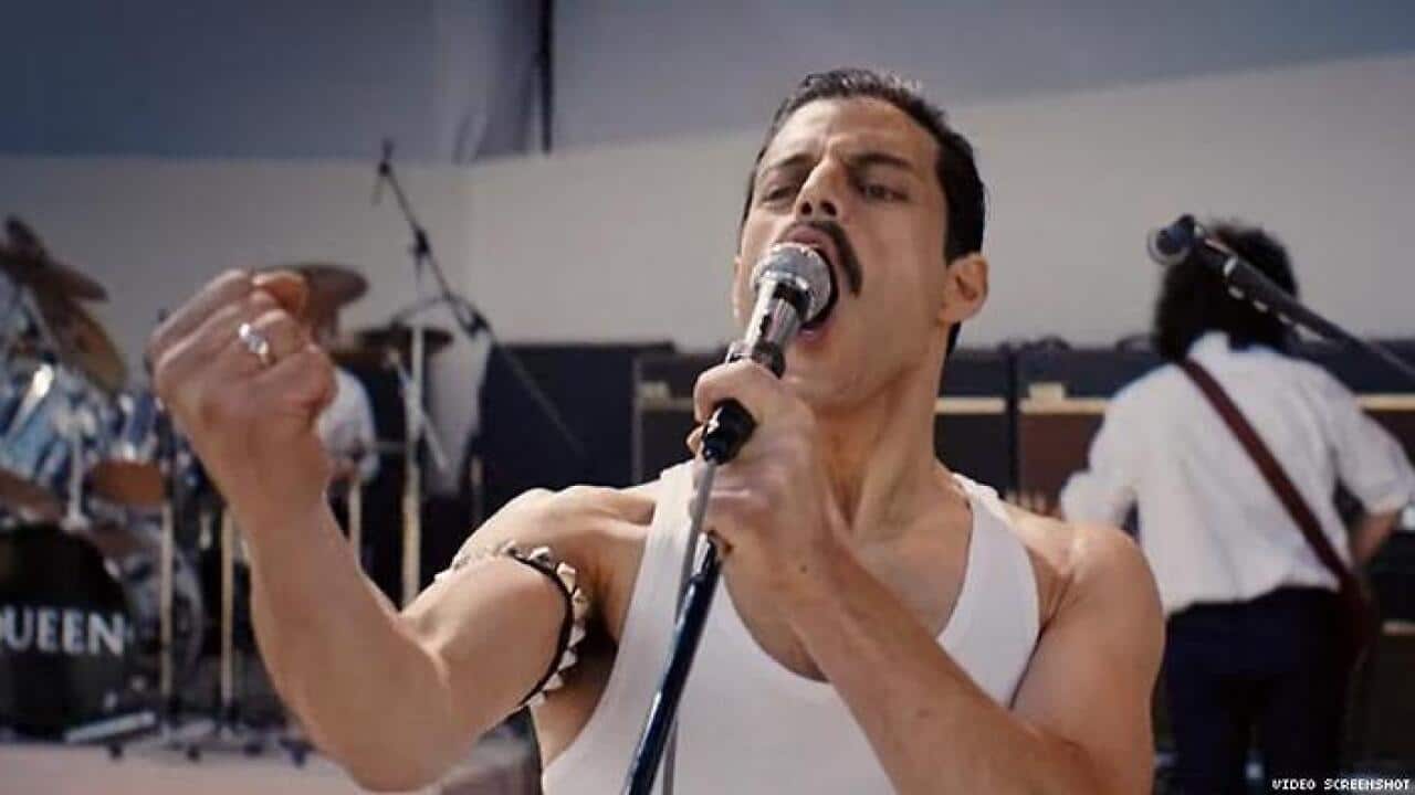 Rami Malek stars as Freddie Mercury