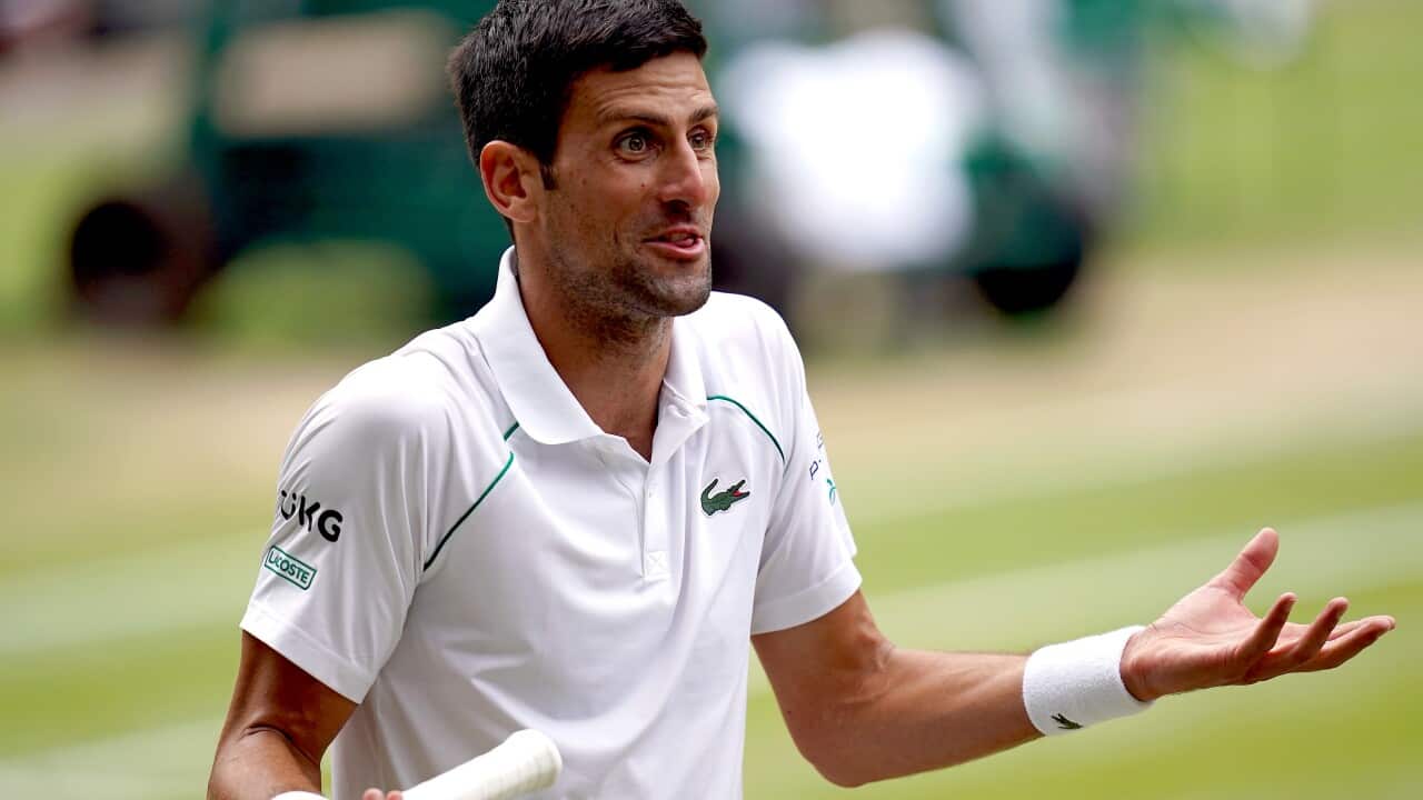 Novak Djokovic file photo