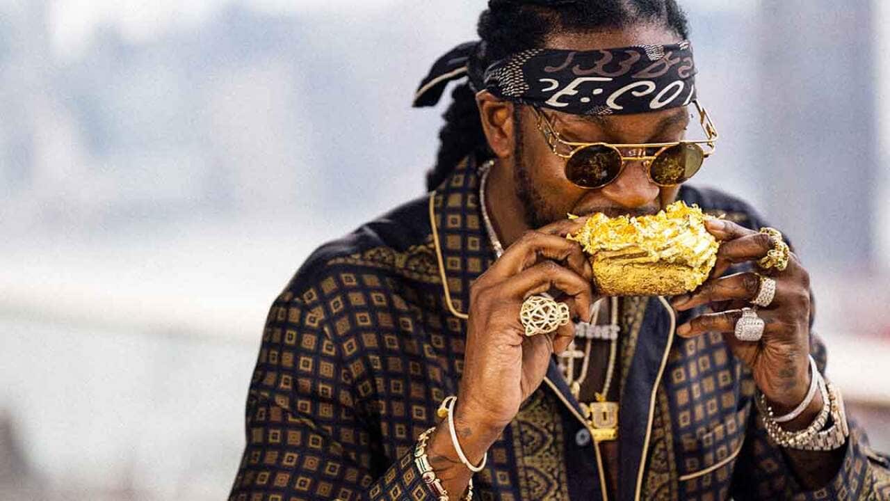 2 Chainz eats doughnut in Most Expensivest