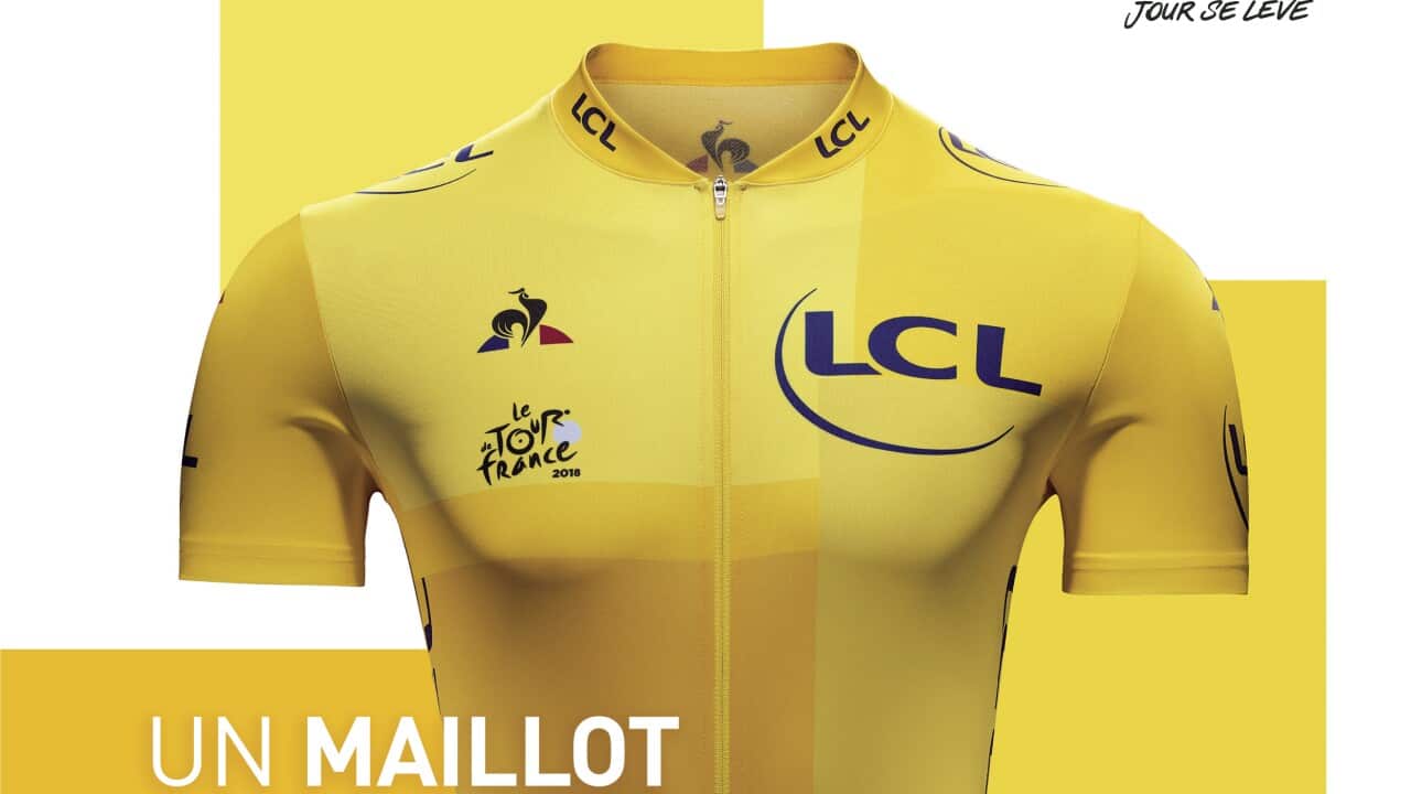 Le Coq Sportif LCL Team Tour De France 2018 Yellow Jersey Shirt Top Bike Sz L | UK Le Coq Sportif LCL Team Tour De France 2018 Yellow Jersey Shirt Top Bike Sz L | UK