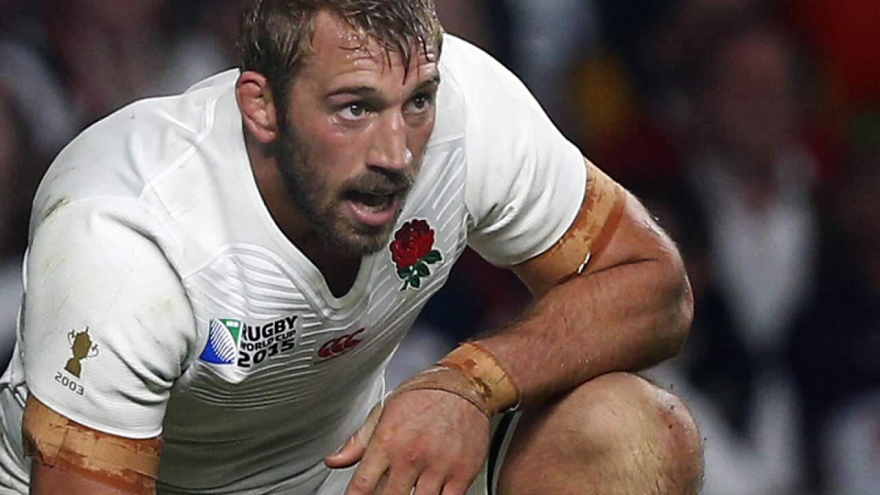 England's captain Chris Robshaw