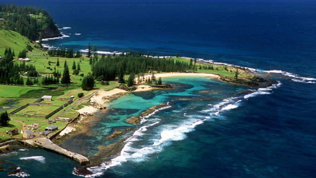 Undated supplied image of Norfolk Island