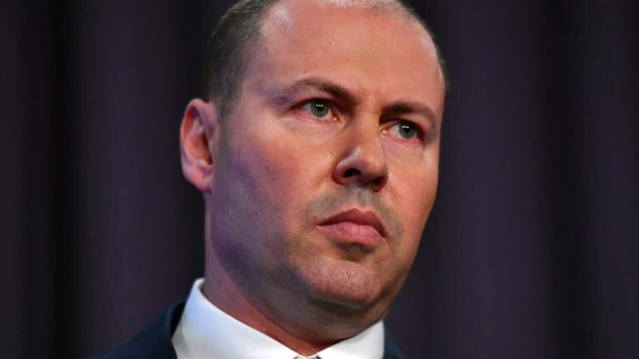 A file image of Treasurer Josh Frydenberg
