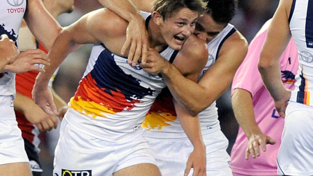 Adelaide Crows AFL midfielder Matt Crouch