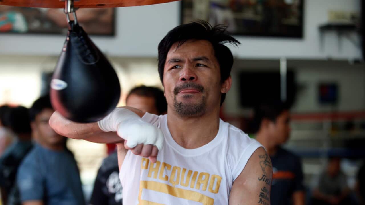 Manny Pacquiao Training Session