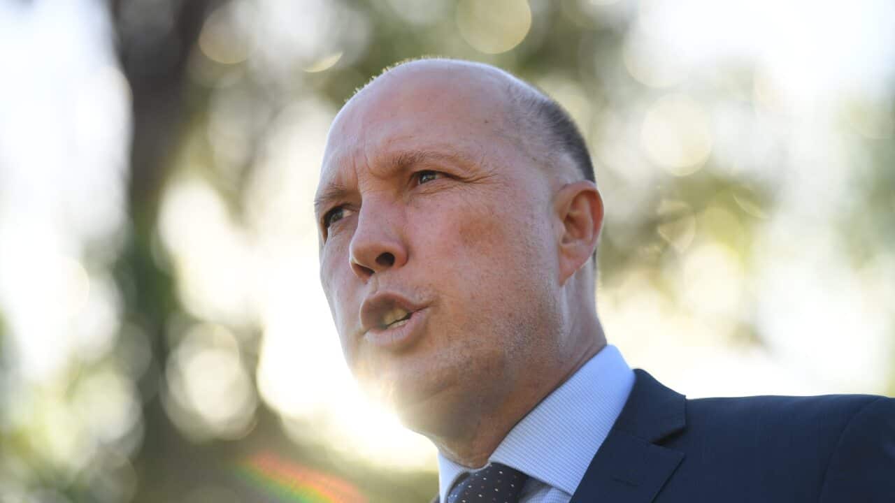 Home Affairs Minister Peter Dutton