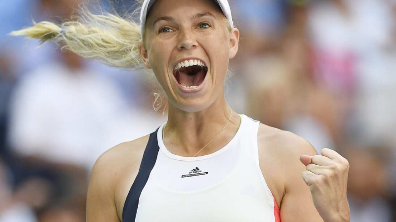 Caroline Wozniacki of Denmark