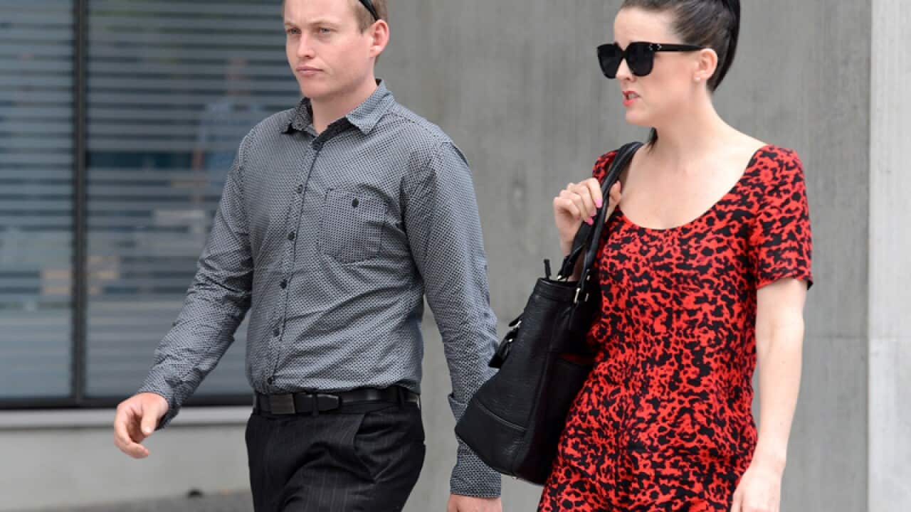 Bradley Morcombe and his wife Anna