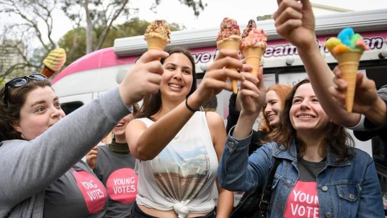 Ice cream is being hailed as the key to winning Victoria's youth vote.