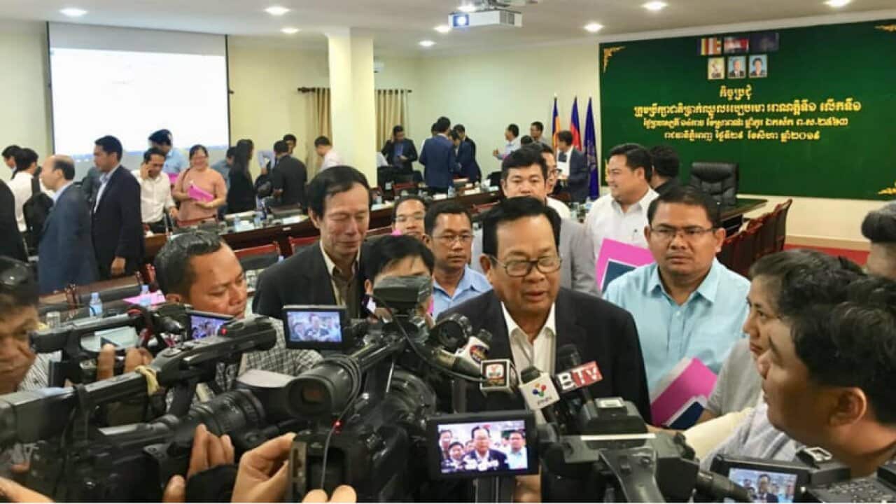 Cambodia Minister of Labor and Vocational Training It Samheng