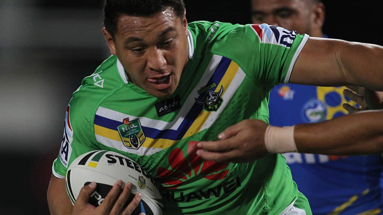 Stand-in Kangaroos prop Josh Papalii