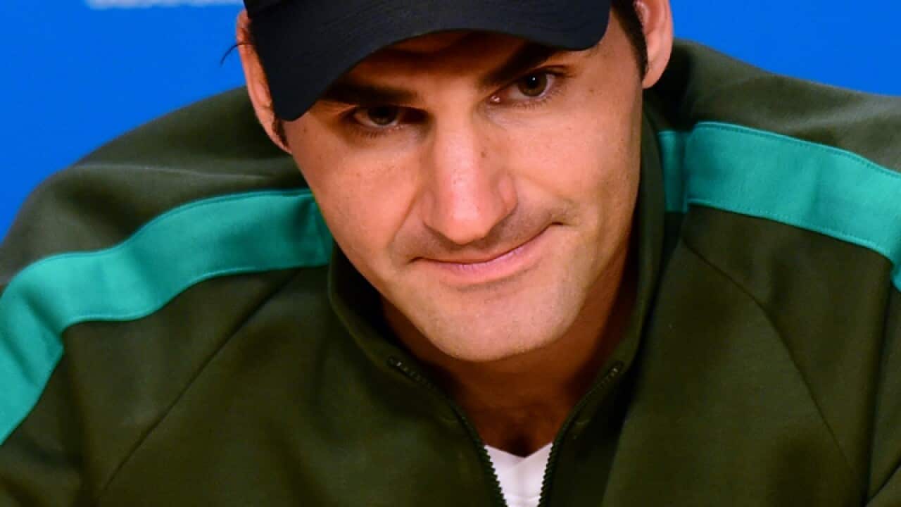 Swiss player Roger Federer