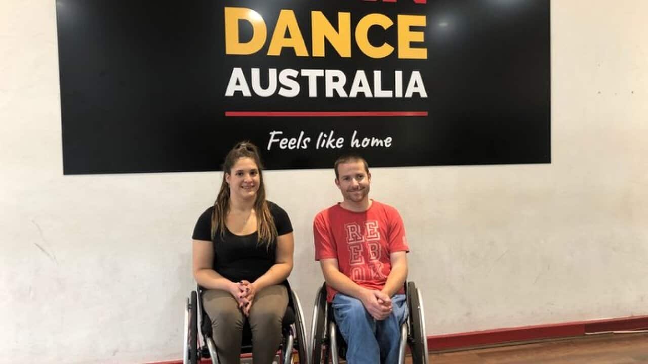 Dancers Paul Ashley and Emily Preketes-Ashley