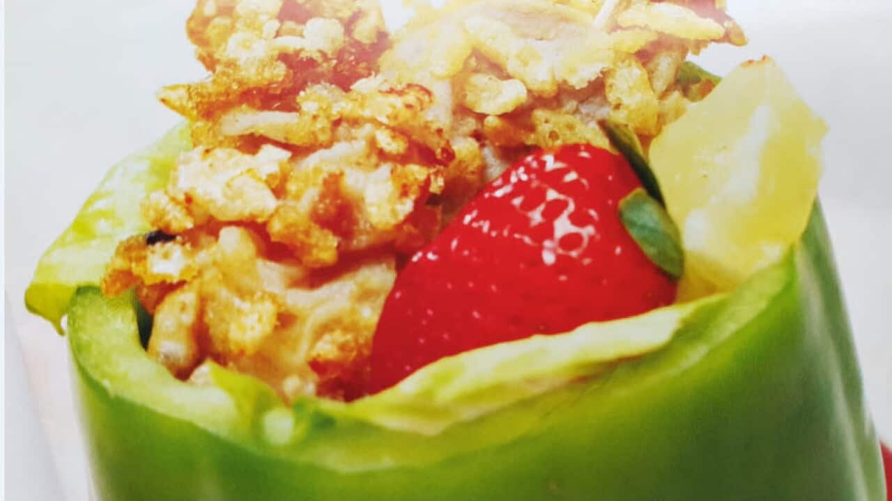 香脆美味的芥蜜脆雞條。