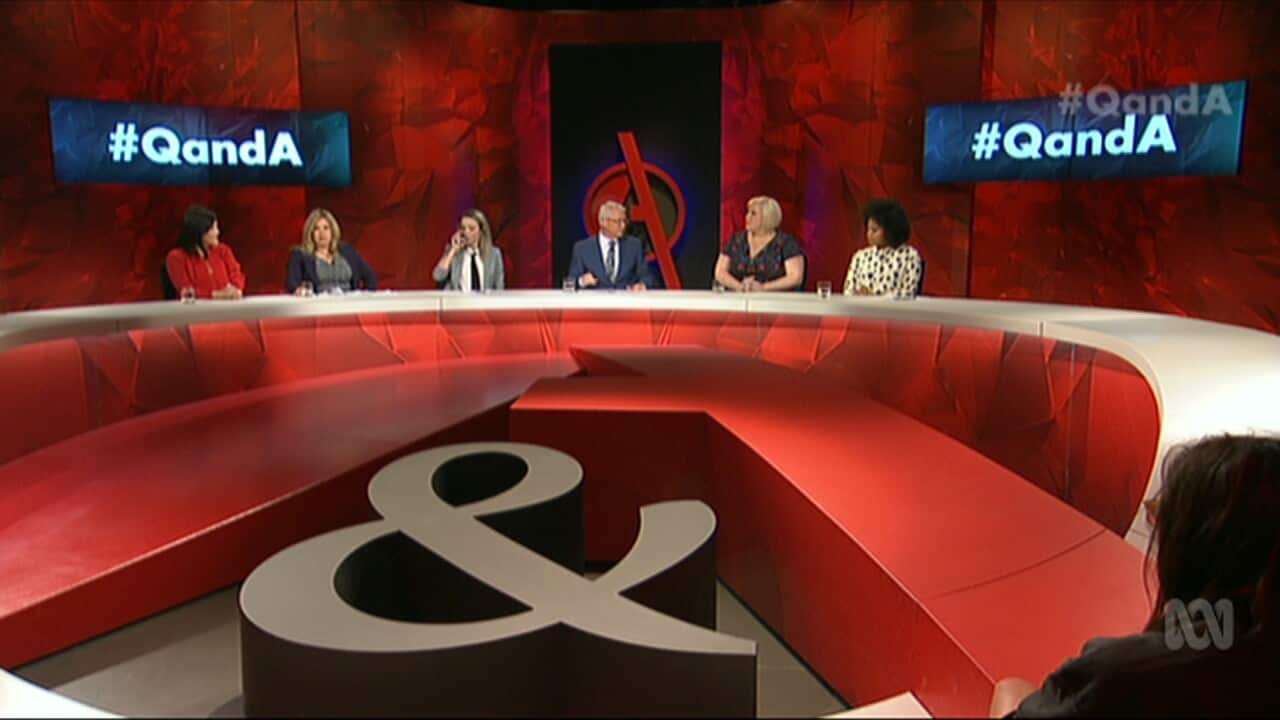 The all-female panel on Monday night's Q and A.