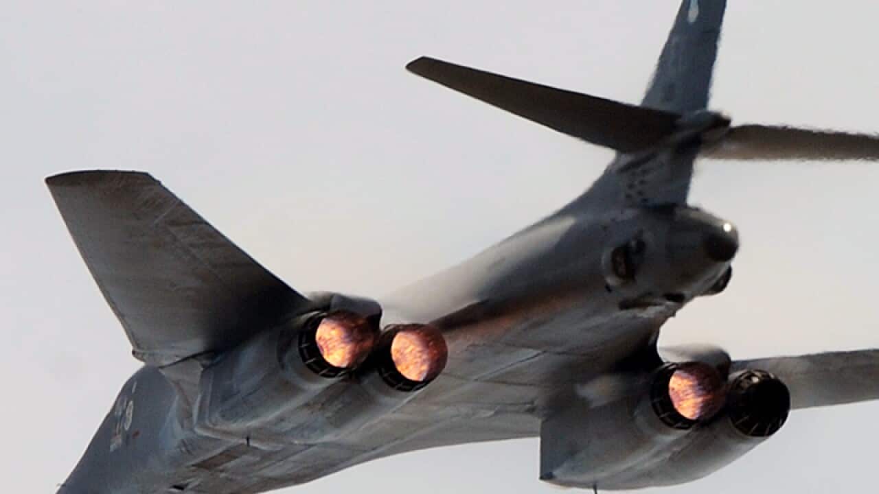 An American B-1 Bomber