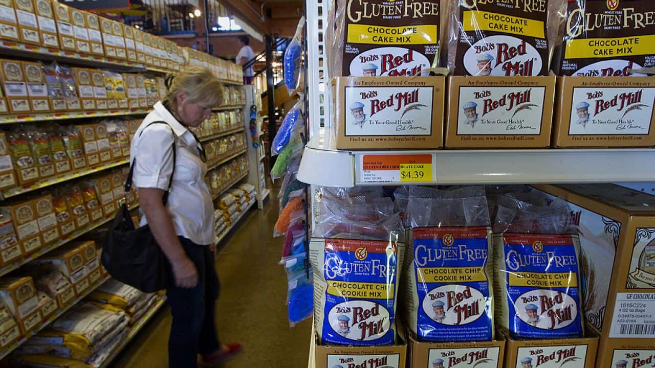Gluten-free products are seen for sale at at Bob's Red Mill and Natural Foods Store Milwaukie, Oregon Tuesday, April 8, 2014.