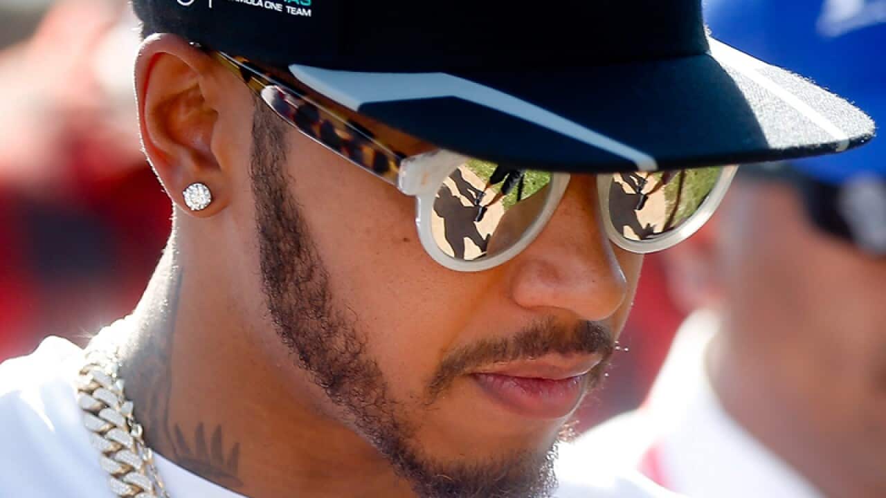 British Formula One driver Lewis Hamilton