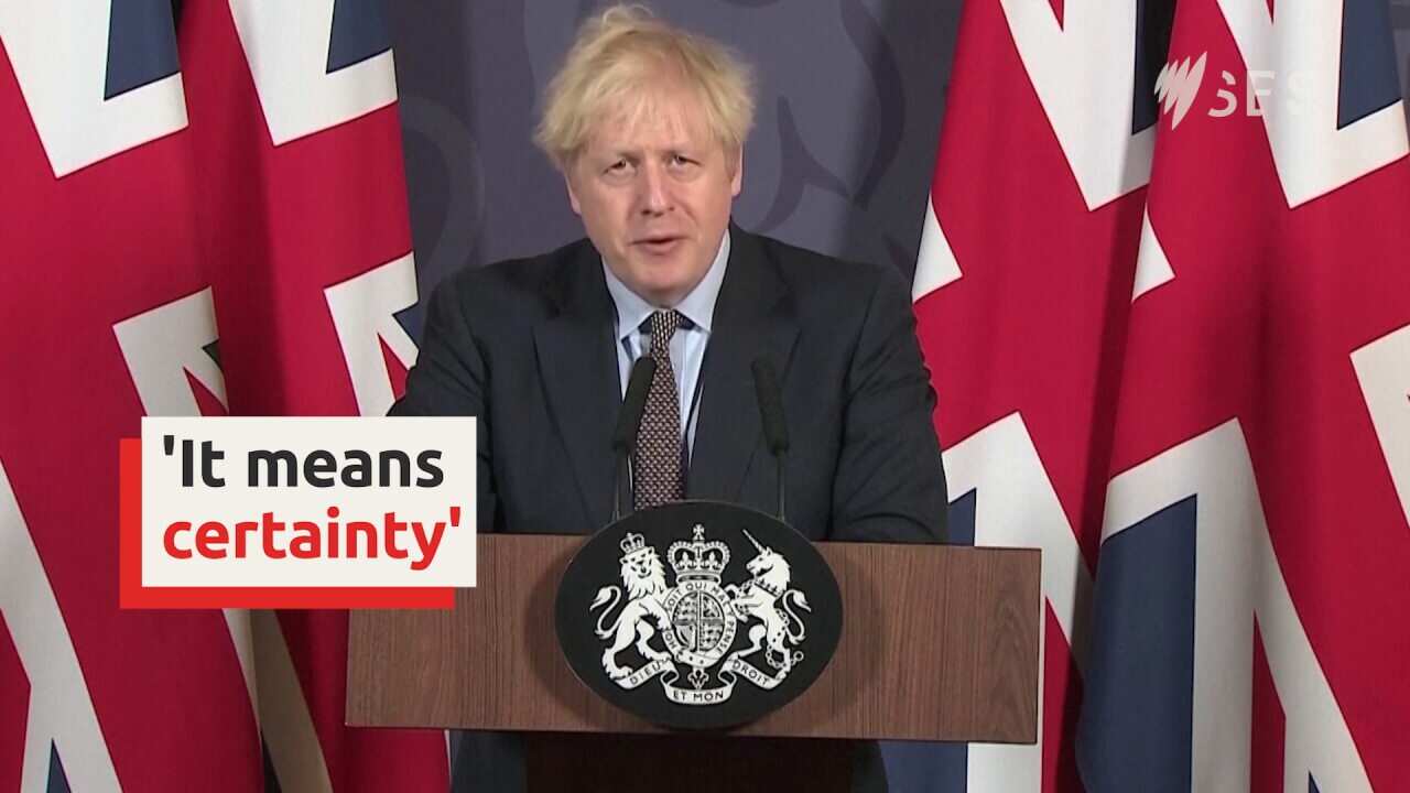Boris Johnson hails post-Brexit trade deal