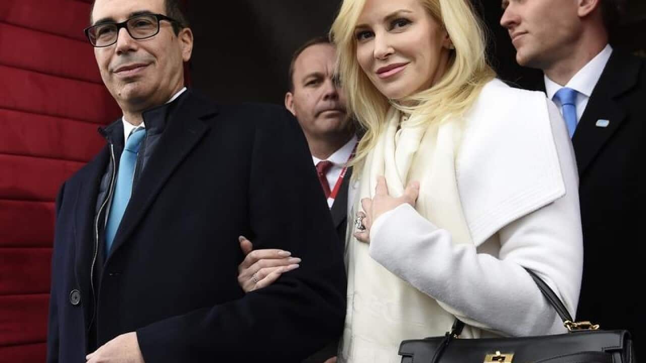 Louise Linton, and US Treasury boss Stephen Mnuchin