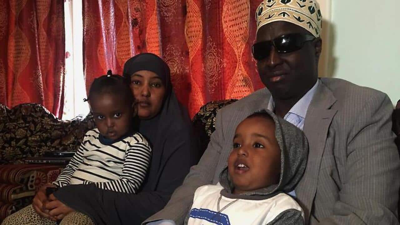 Dr Siyat Abdi and his family