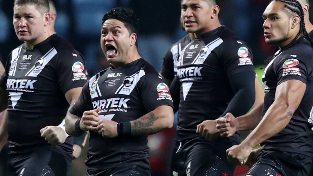 New Zealand perform the Haka