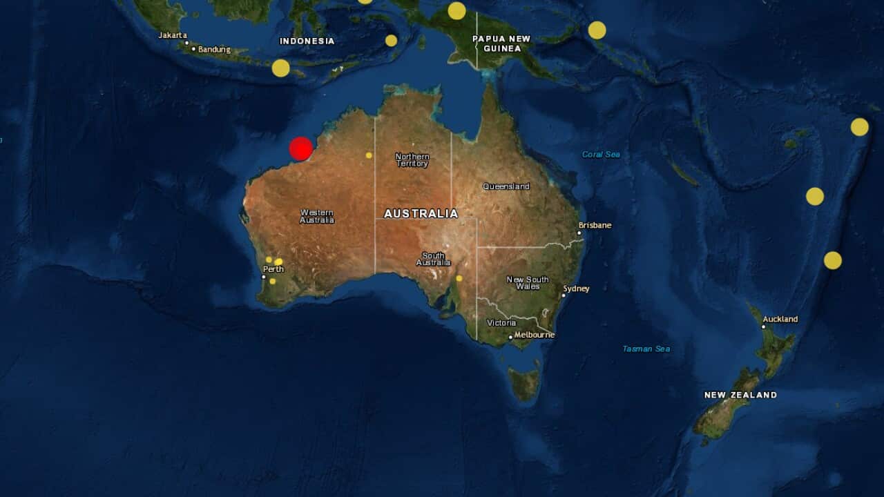 The location of the earthquake.