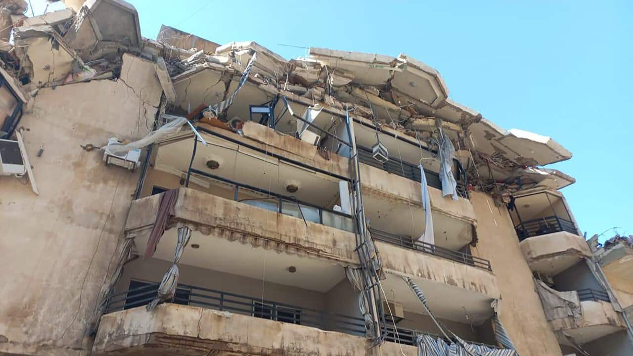 Lebanon: Damage from Israeli airstrike on Beirut, Lebanon