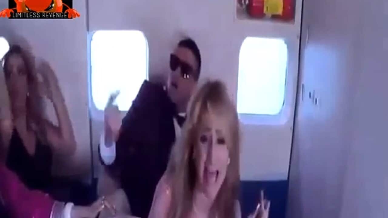 Paris Hilton pranked in simulated plane emergency (Ramez in Control).