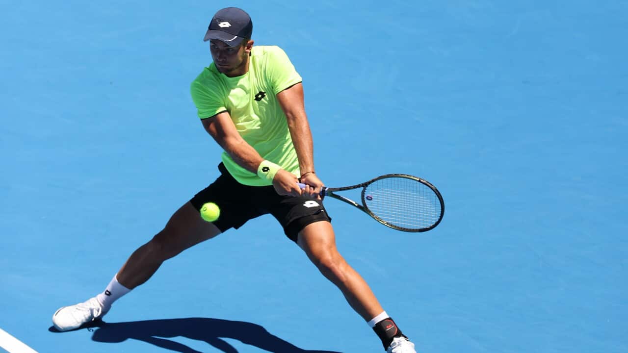 Enzo Couacaud tennis Australian Open