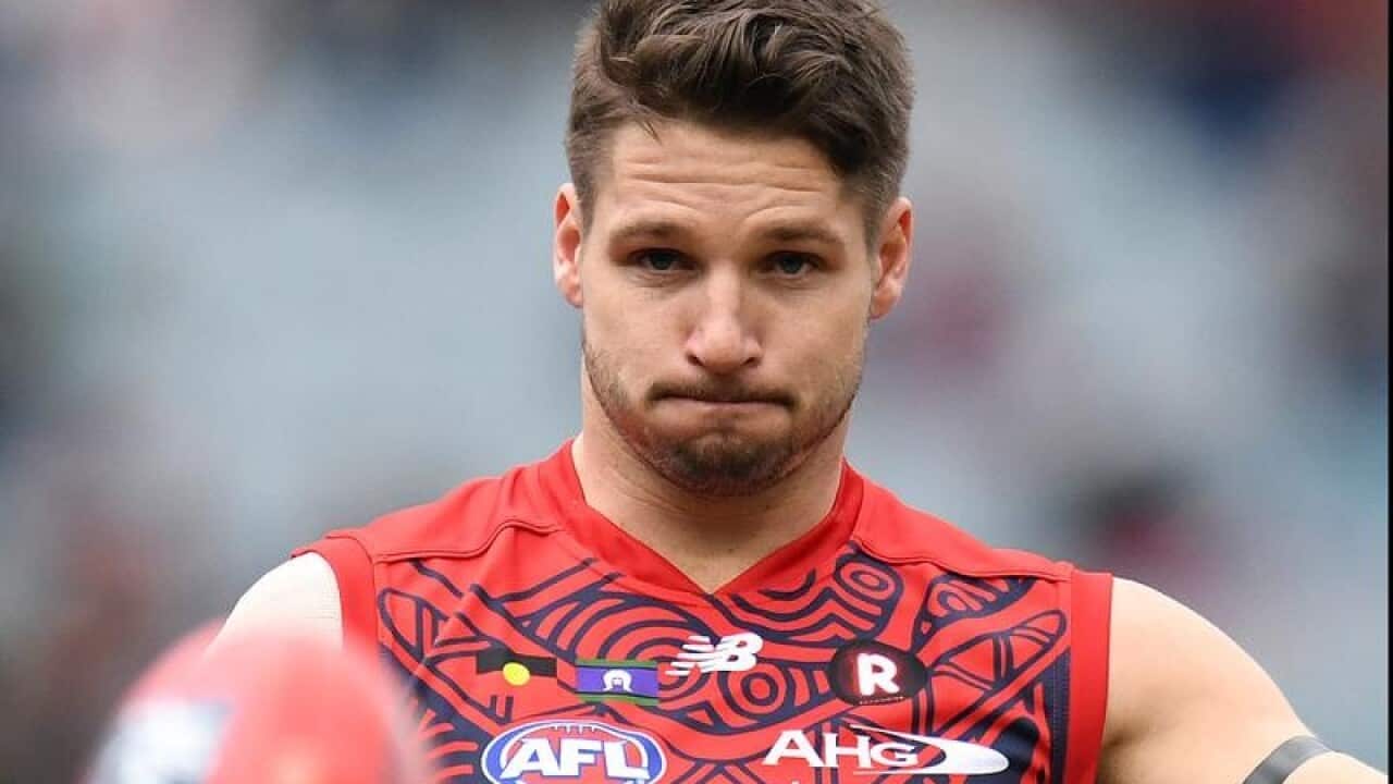 Melbourne Demons player Jesse Hogan