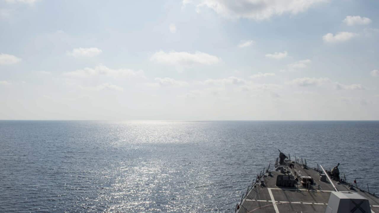 the guided-missile destroyer USS William P. Lawrence