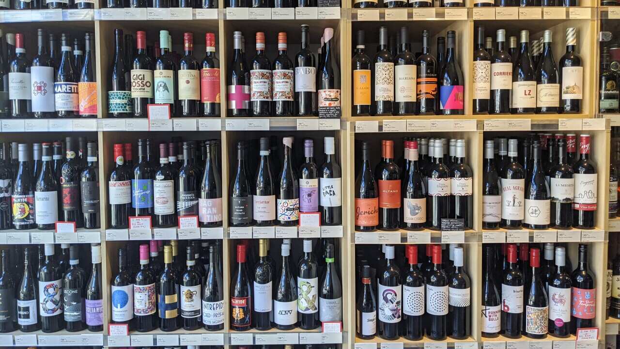 Un bottle shop di Melbourne