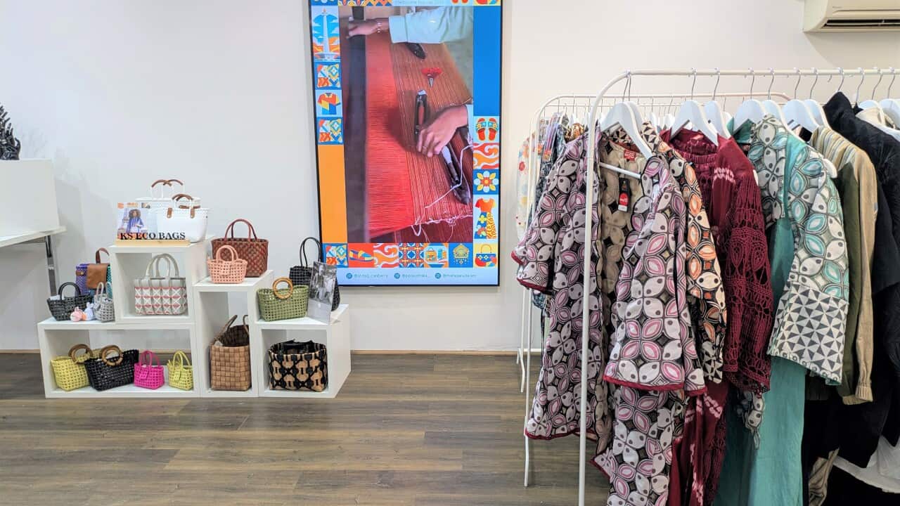 Indonesian brands showcased at Indo Haus Market, Hawker Spaces, Collins Street, Melbourne.