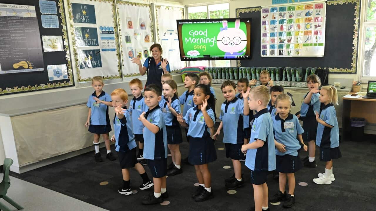 thumbnail_Students are seen inside a prep class at Ormeau State School on the Gold Coast (AAP).jpg