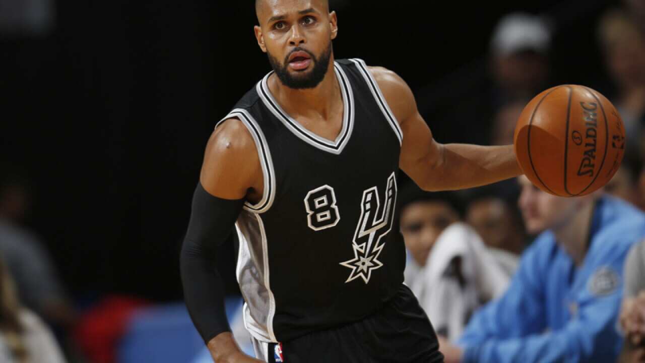 San Antonio Spurs guard Patty Mills.