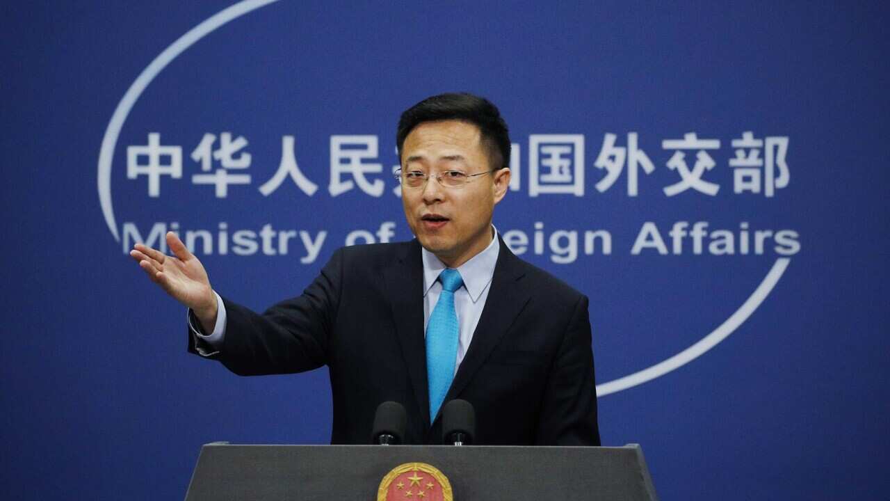 China's foreign ministry spokesman Zhao Lijian.