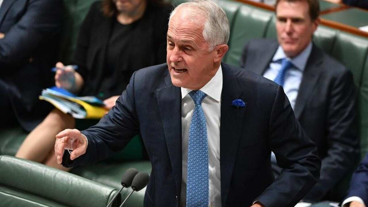 Prime Minister Malcolm Turnbull during Question Time on Thursday.