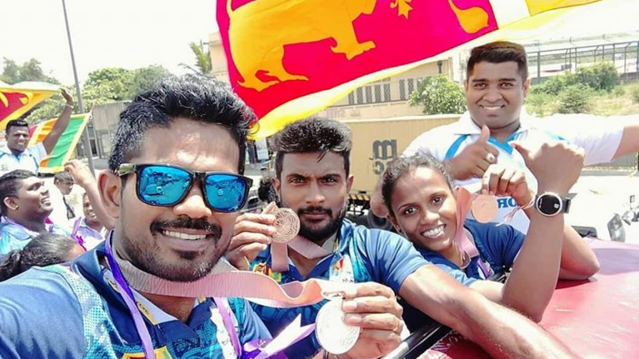 Sri Lankan weight lifters