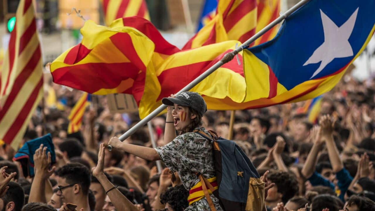 Preparations Are Made Leading Up To The Catalan Independence Referendum