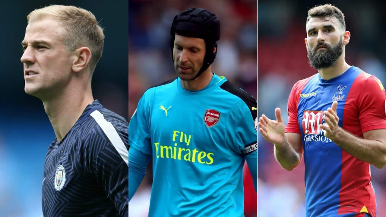 Joe Hart, Petr Cech, Mile Jedinak