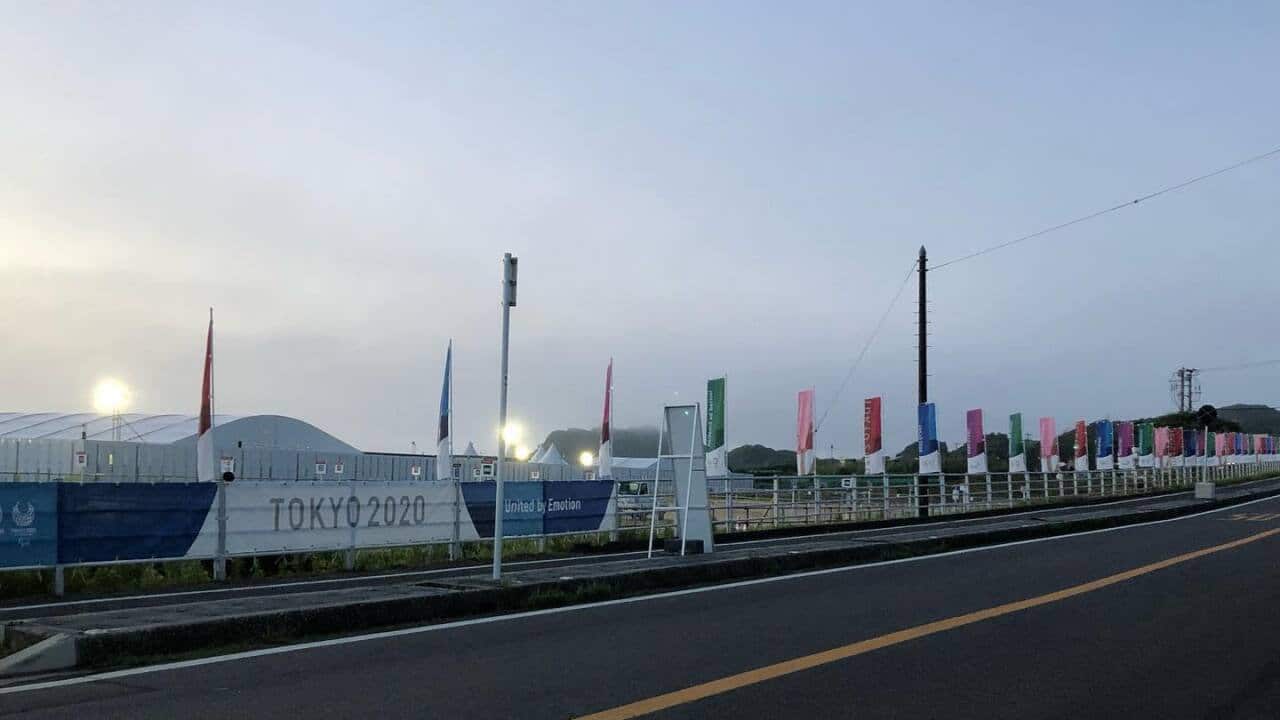 Ichinomiya, Chiba prefecture Japan. Surfing Tokyo Olympics
