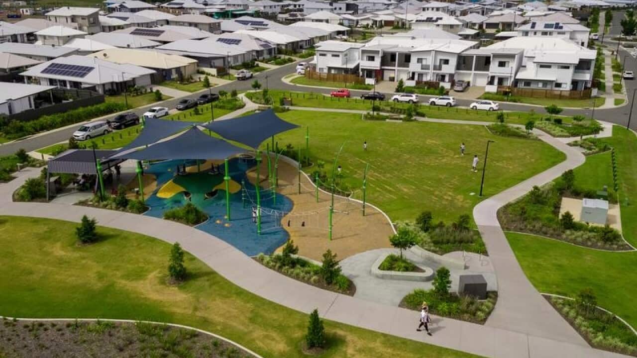 The Aura residential development.