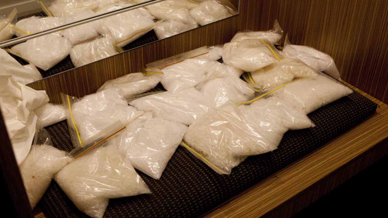 Seized 140 kilos of meth