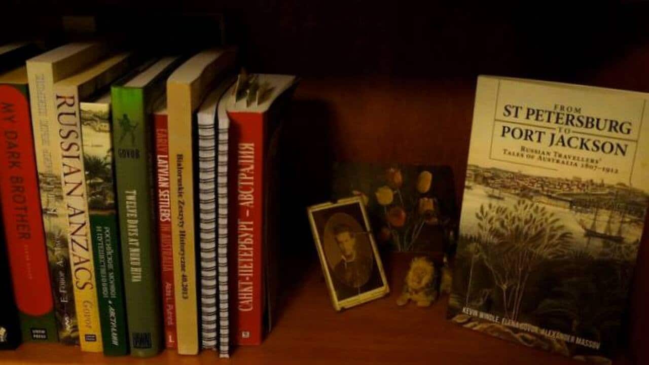 Elena Govor book shelf