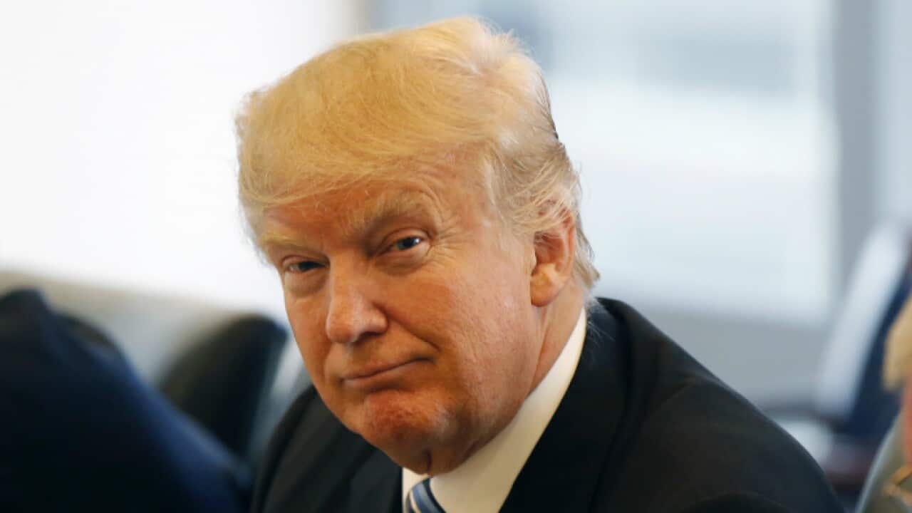 US Republican presidential candidate Donald Trump.