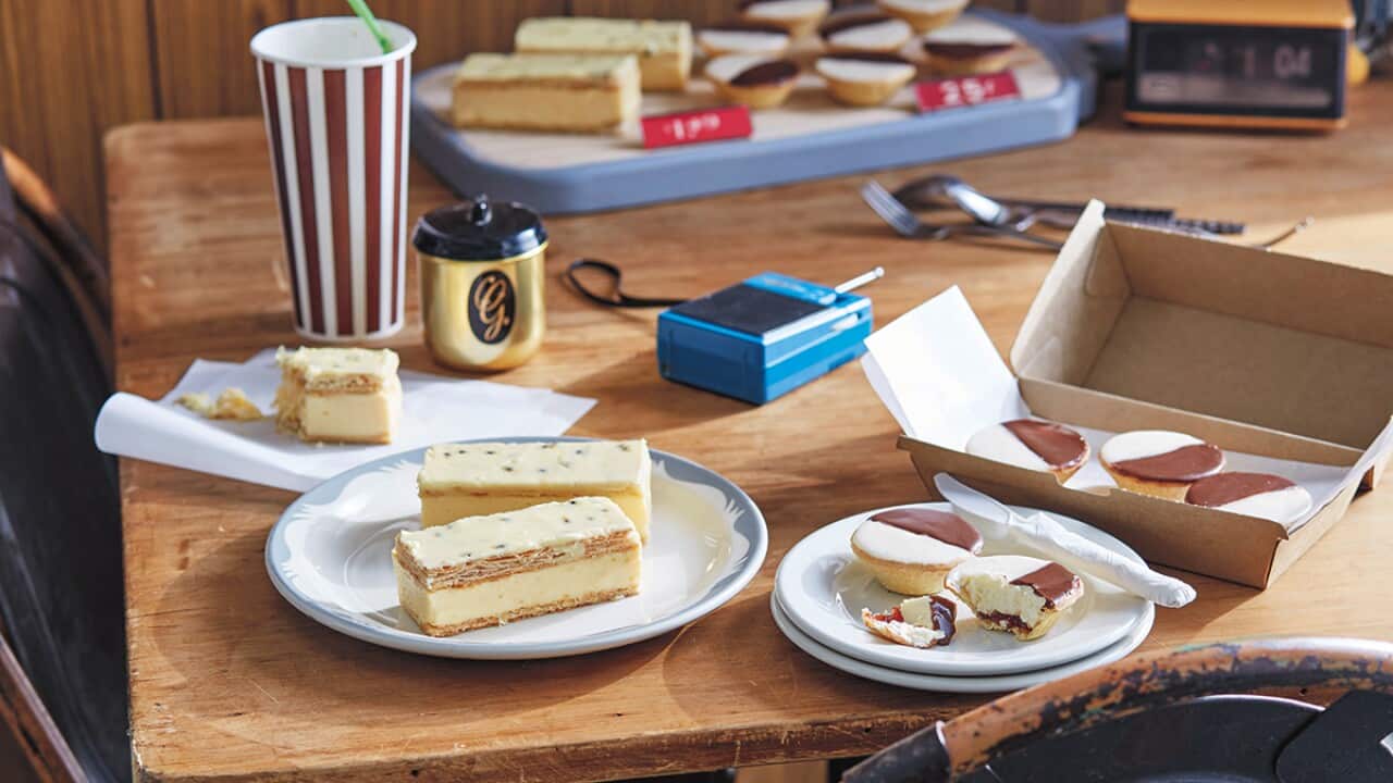 Milkbar Memories - vanilla slice, neenish tarts