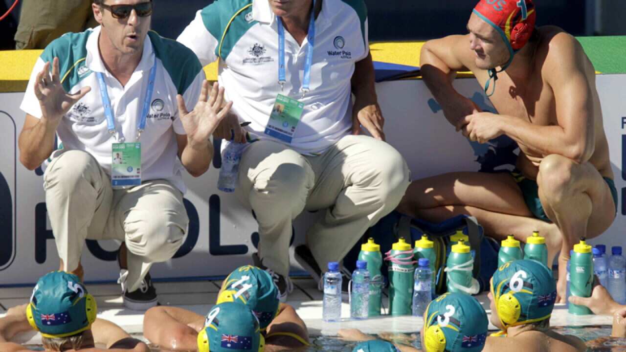 The Australian men's water polo team