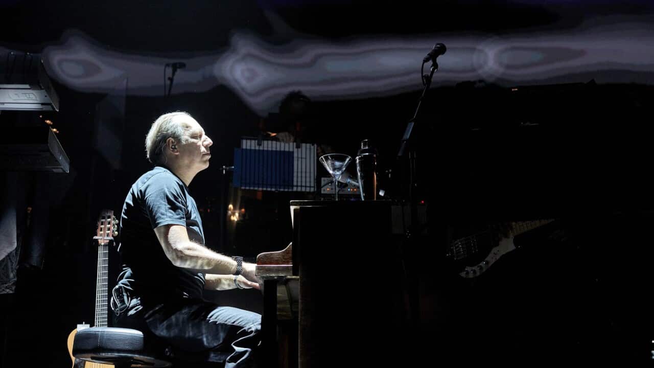 Hans Zimmer während seiner Konzerttour im April 2016 in London